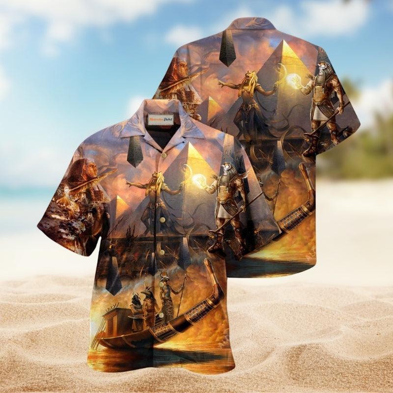 Egypt Lives Within Us Hawaiian Shirt For Heritage Pride Resort Travel And Comfortable Summer Outings