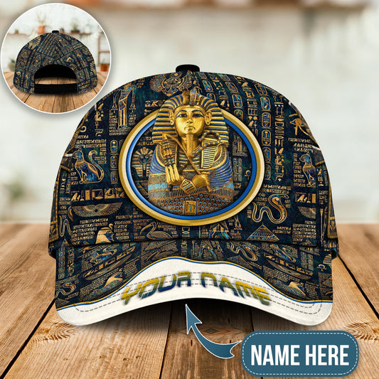 Egypt Pharaoh Heart Of A King Personalized Classic Cap For Everyday Accessories Festivals And Relaxed Outings
