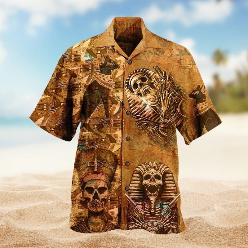 Festive Christmas Santa Snowman Hawaiian Shirt Tropical Styling View For Island Holidays