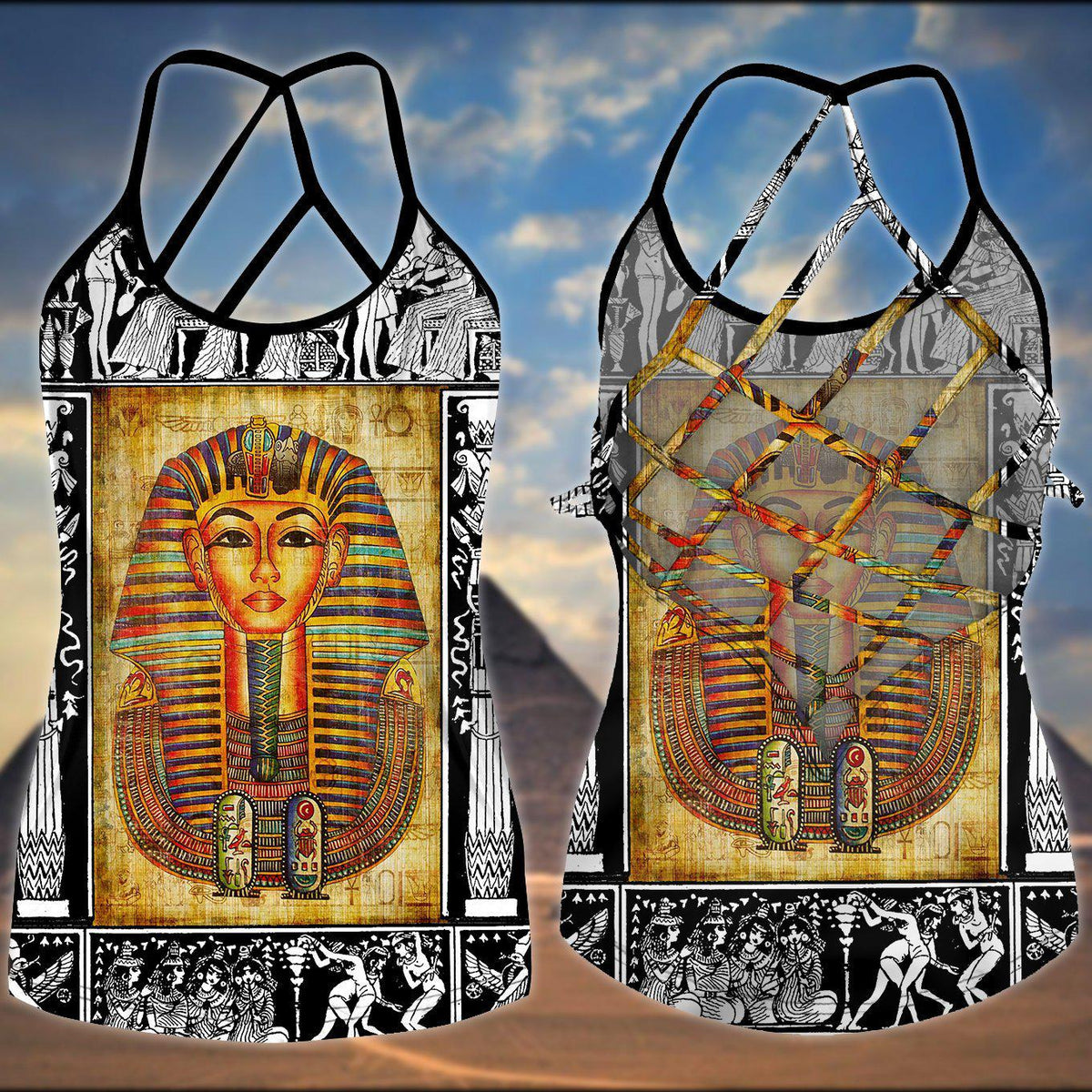 Egypt Legendary Hollow Tank Top For Active Lifestyles And Weekend Style