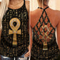 Egypt Legendary Hollow Tank Top For Workout Classes And Daily Wear