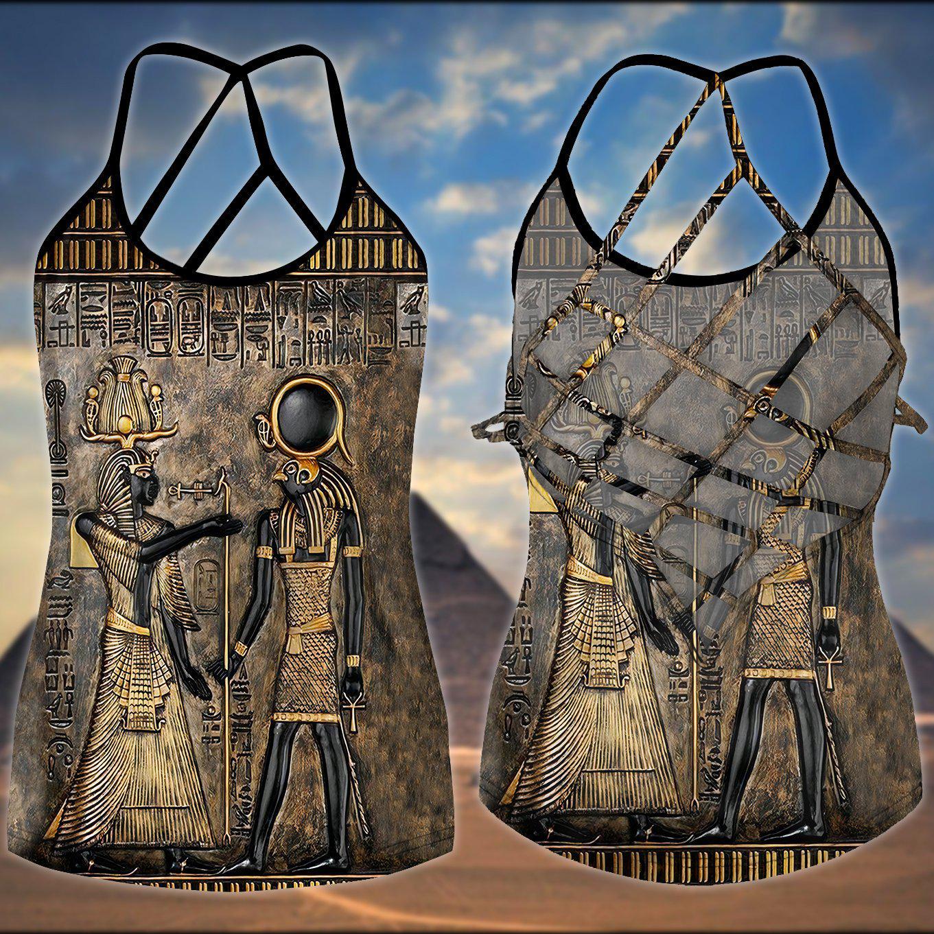 Egypt Legendary Hollow Tank Top For Summer Outings And Everyday Comfort