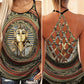 Egypt Legendary Hollow Tank Top For Yoga Workouts And Casual Wear