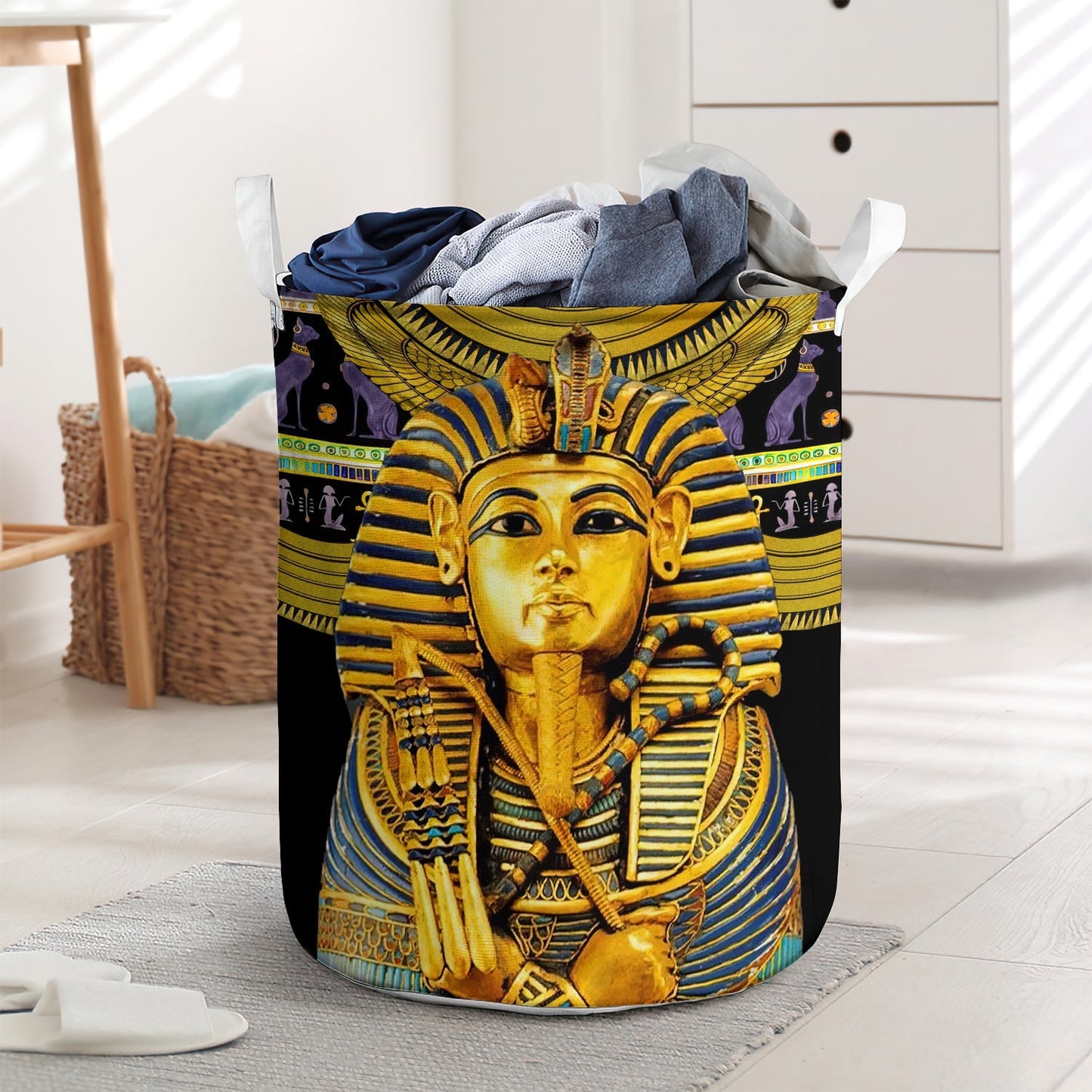 Egypt Laundry Basket For Bathroom Bedroom Storage