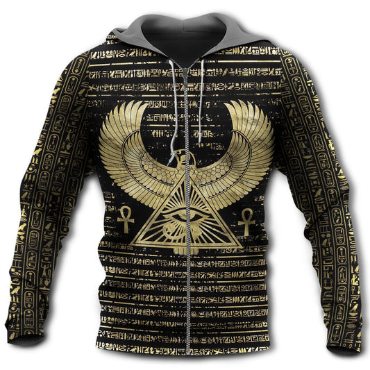 Eye Horus Egyptian Symbols Hoodie For Mythic Artwork Casual Events And Everyday Comfort