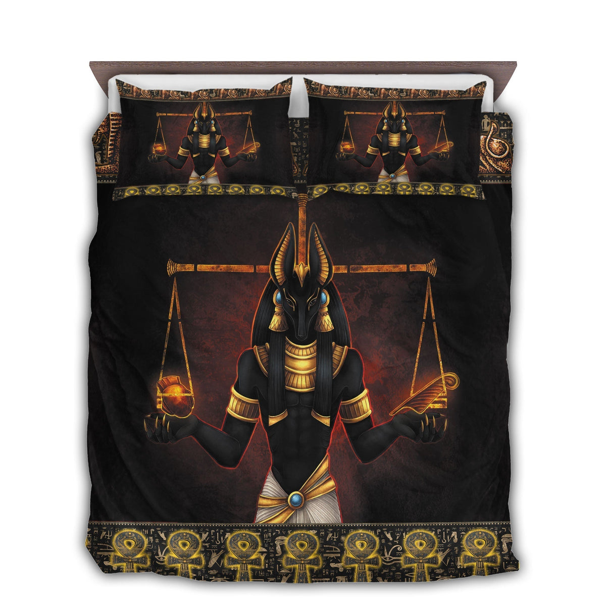 Ancient Egypt Legend Bedding Cover For Cozy Bedroom Decor