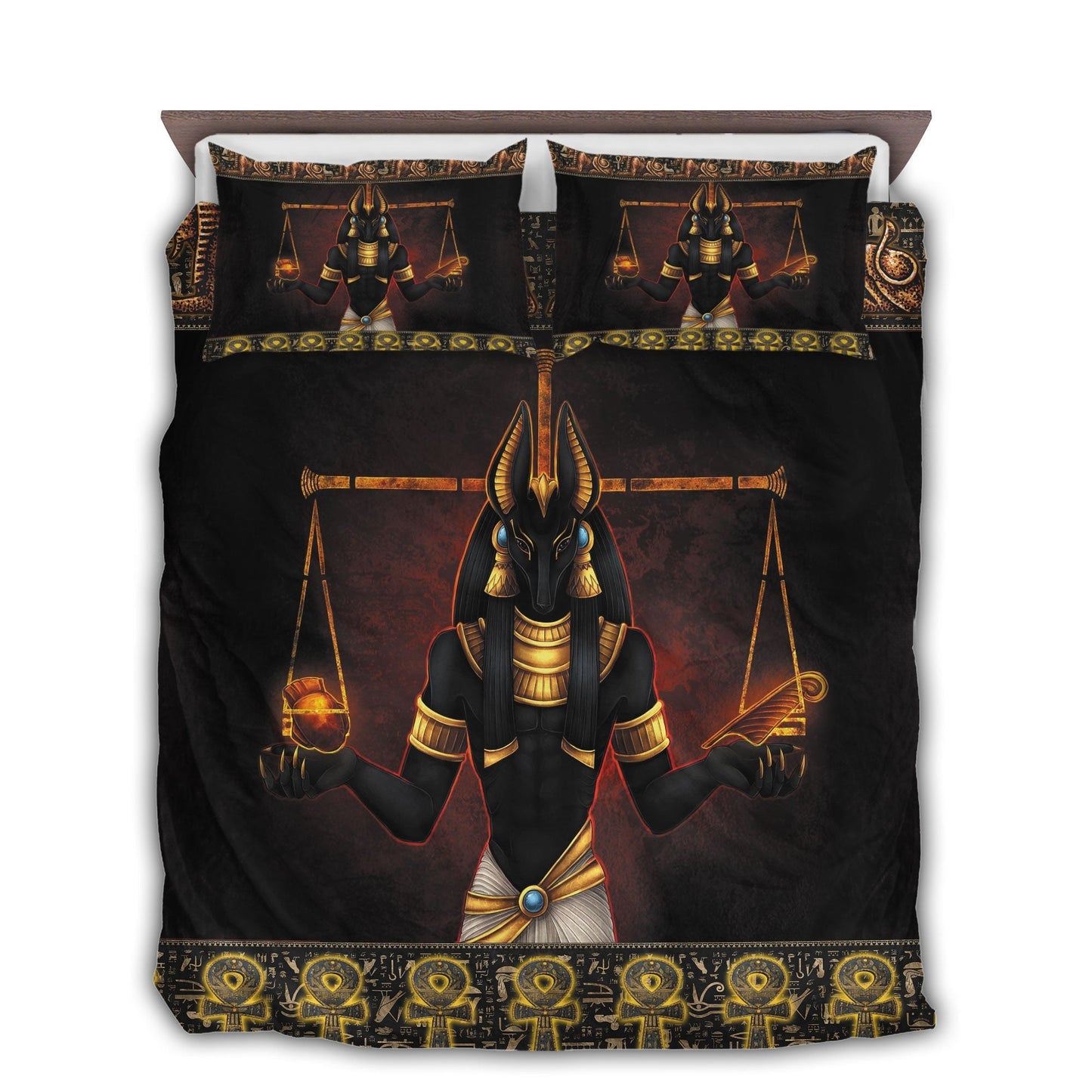 Ancient Egypt Legend Bedding Cover For Cozy Bedroom Decor