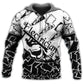 Black White Electrician Hoodie For Casual Outfits Outdoor Trips And Comfortable Layering
