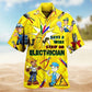 Electrician Save Wire Hawaiian Shirt For Summer Vacation, Beach Travel, And Casual Wear