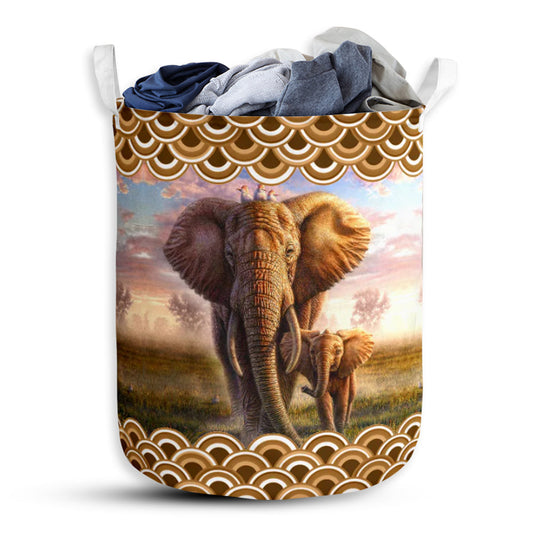 Small Size Elephant Cute Style Laundry Basket For Bathroom Bedroom Storage