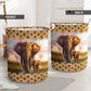 Elephant Cute Style Laundry Basket For Room Home Organizer