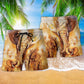 Majestic Elephant Beach Shorts Pattern Detail For Outdoor Activities And Laid Back Daily Wear
