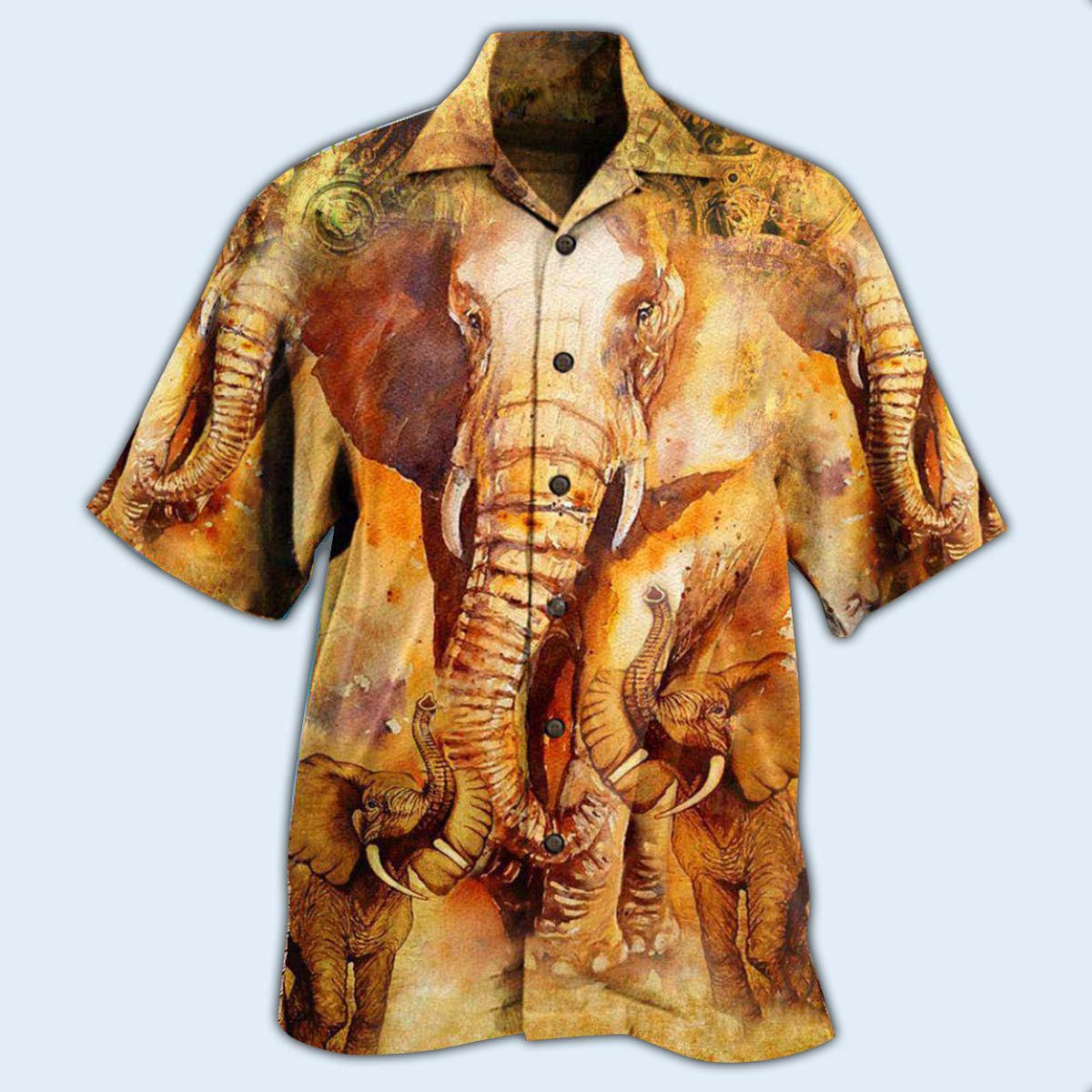 Elephant Biggest Hawaiian Shirt For Summer Events And Casual Outdoor Wear