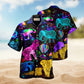 Bold Elephant Hawaiian Shirt For Coastal Adventures Outdoor Gatherings And Casual Warm Weather Wear