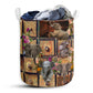 Elephant Drawer Colorful Laundry Basket For Bathroom Bedroom Storage