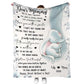 Elephant I Really Love You Mothers Day Mother Personalized Flannel Blanket For Cozy Bedroom Sofa Decor