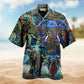 Tropical Funny Parrot Drinking Cocktails Beach Hawaiian Shirt Print Closeup For Summer Travel