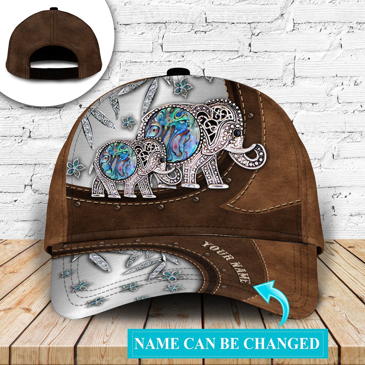 Elephant Motherhood Jewelry Personalized Classic Cap For Summer Activities Vacations And Comfortable Daily Wear