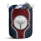 Small Size Elephant Navy Leather Laundry Basket For Bathroom Bedroom Storage