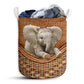 Small Size Elephant Rattan Texture Laundry Basket For Bathroom Bedroom Storage