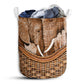 Small Size Elephant Rattan Texture So Cool Laundry Basket For Bathroom Bedroom Storage