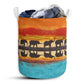 Small Size Elephant Reflection Laundry Basket For Bathroom Bedroom Storage