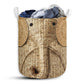 Elephant Wicker Laundry Basket For Bathroom Bedroom Storage