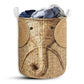 Elephant Woven Laundry Basket For Bathroom Bedroom Storage
