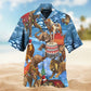 Elephant Circus Christmas Hawaiian Shirt For Island Vacations, Resort Wear, And Relaxed Seasonal Style