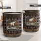 Elephant Iron Vintage Laundry Basket For Room Home Organizer