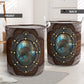 Elephant Leather Laundry Basket For Room Home Organizer