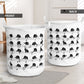 Elephant Music Laundry Basket For Room Home Organizer