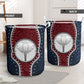 Elephant Navy Leather Laundry Basket For Room Home Organizer