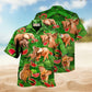 Elephants Funky Watermelon Hawaiian Shirt For Food Lovers Beach Trips And Playful Warm Weather Style