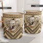Small Size Elephant Wicker Texture Hole Laundry Basket For Room Home Organizer