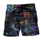 Engine Powerful Modern Machine Beach Shorts Design Detail For Coastal Escapes And Daily Wear