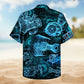 Engines Blueprint Hawaiian Shirt For Coastal Travel, Casual Events, And Comfortable Summer Wear