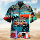 Camping Enjoy Your Vanlife Van Hawaiian Shirt For Resort Travel Scenic Drives And Casual Summer Wear
