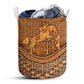 Equestrian Rattan Texture Laundry Basket For Bathroom Bedroom Storage