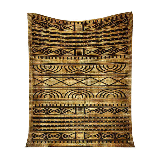 Ethnic Love Beautiful Life Flannel Blanket For Cozy Bedroom Sofa Decor