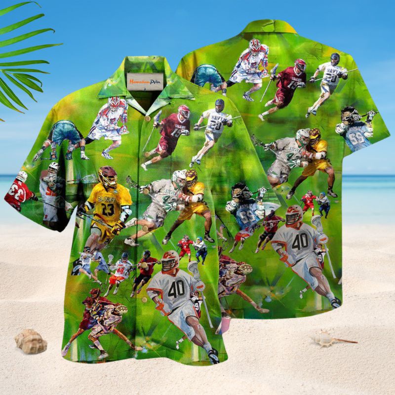 Everyday Is A Lacrosse Day Hawaiian Shirt For Summer Adventures Resort Trips And Casual Everyday Style