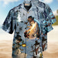 Evil Snowman Hawaiian Shirt For Coastal Adventures Outdoor Gatherings And Casual Warm Weather Wear