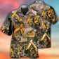 Excavator Mountain Hawaiian Shirt For Coastal Adventures And Warm Weather Wear