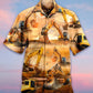 Excavator Hawaiian Shirt With All Over Print For Tropical Travel Beach Gatherings And Comfortable Wear