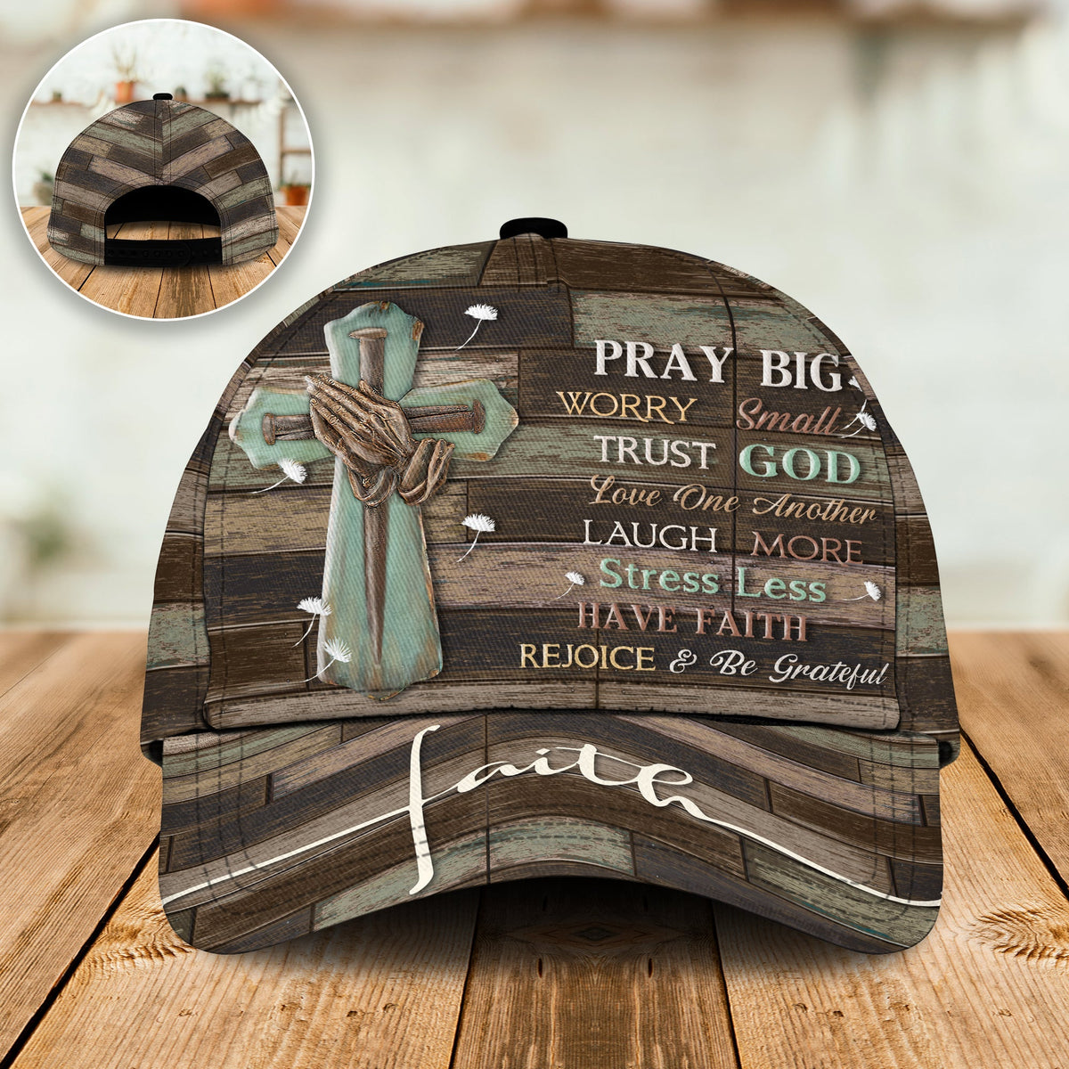 Faith Pray Big Jesus Classic Cap For Outdoor Activities Weekend Trips And Casual Wear