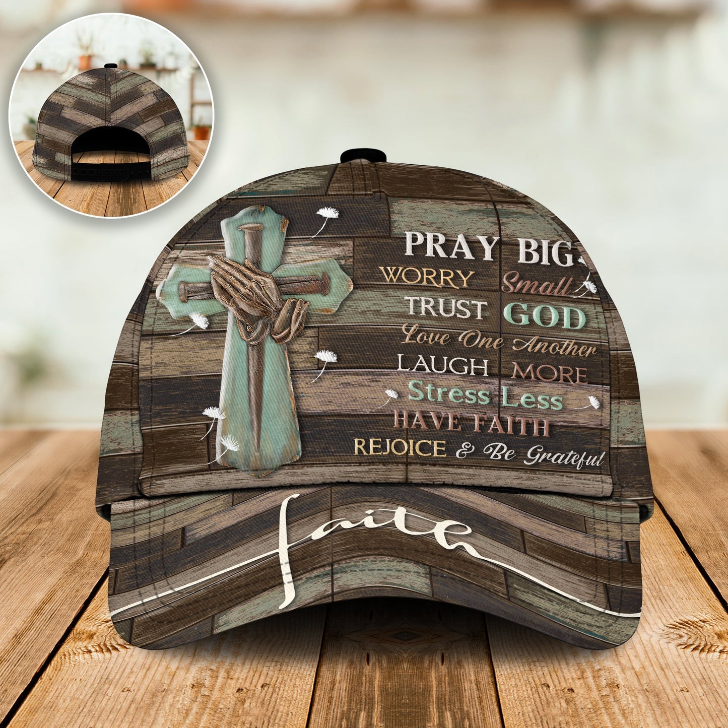 Faith Pray Big Jesus Classic Cap For Outdoor Activities Weekend Trips And Casual Wear
