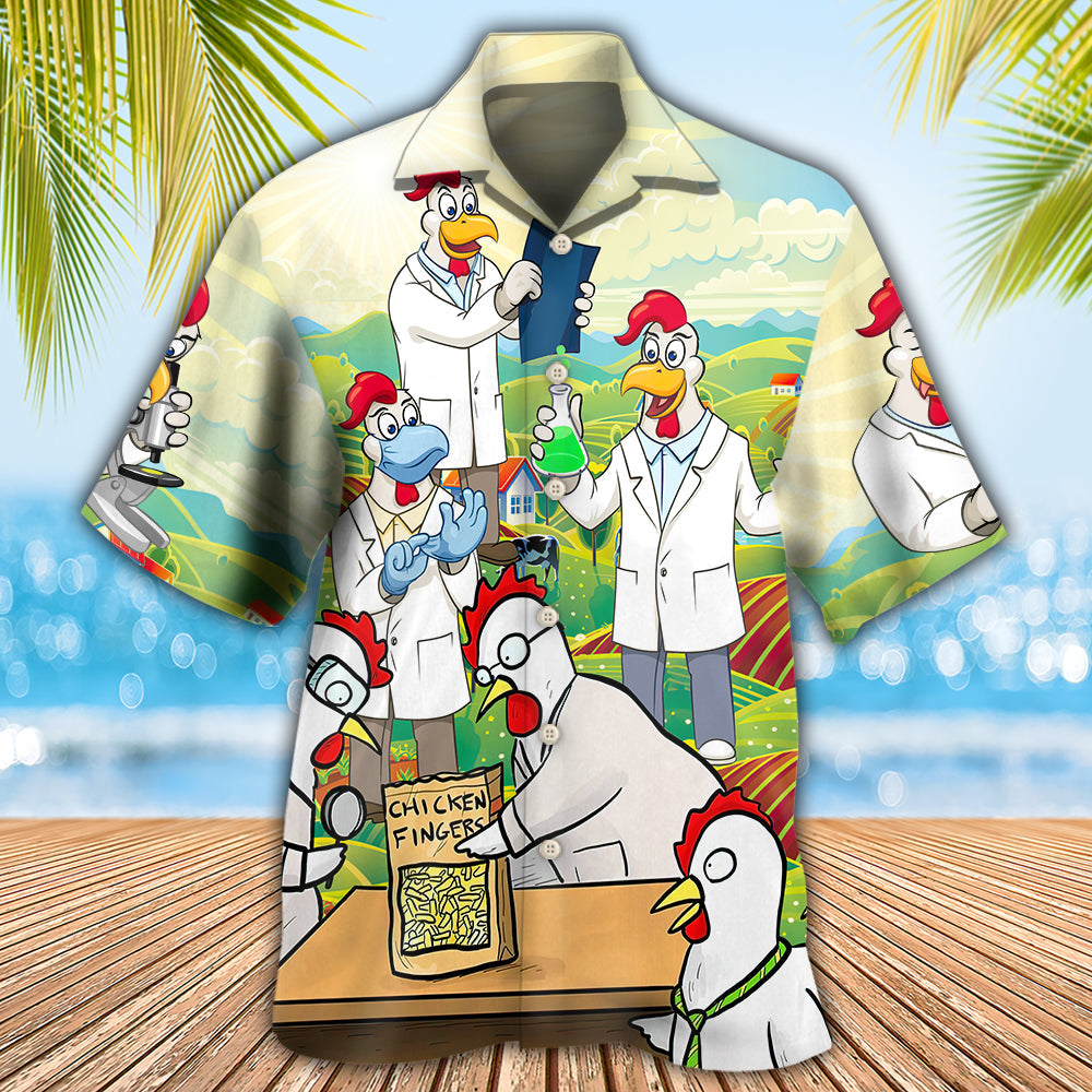 Chicken And Agronomist Hawaiian Shirt With All Over Print For Island Trips Summer Gatherings And Comfortable Daily Wear