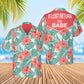 Couple Return Babe Matching Hawaiian Shirt Design Detail For Sunny Adventures And Casual Wear