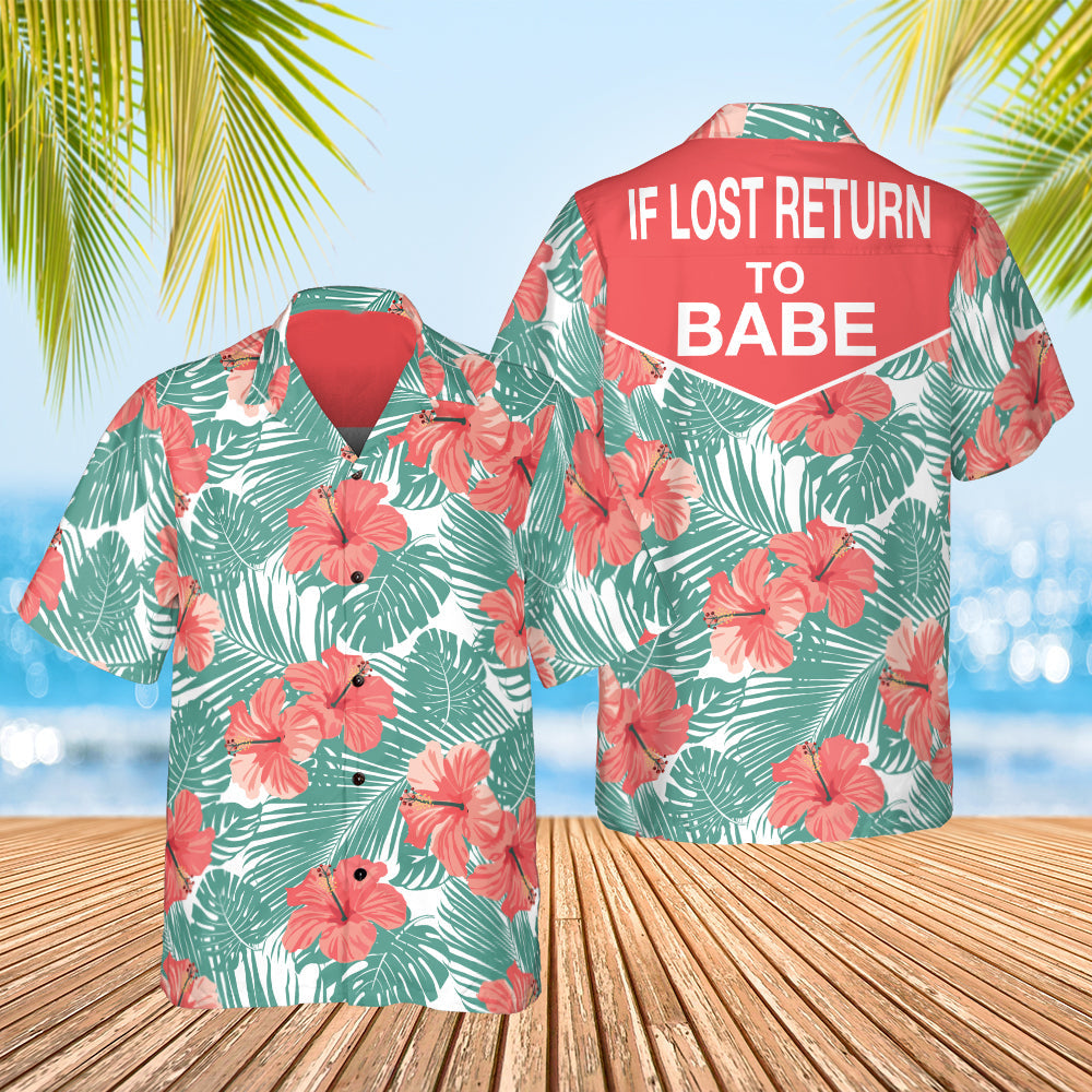 Couple Lost Return Babe Matching Hawaiian Shirt Artwork View For Thoughtful Gifting
