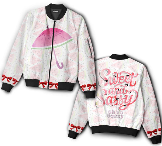 Fruit sweet and sassy - Bomber jacket - BOMJ01NVC030921-Owls Matrix
